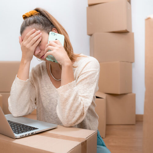 Lady Calling Moving Companies Servicing Oldsmar FL After Computing Cost of DIY Relocation