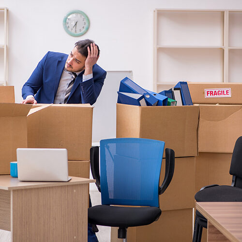 Moving Company in Ft Myers Florida Ft Myers Businessman Stressed About Relocation Thinking About Hiring Moving Company