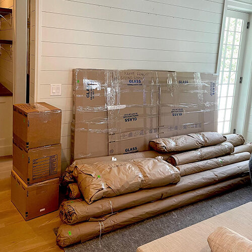 Boxes and Other Things Owned by Tampa Family Who Hired Moving Company For Residential Interstate Relocation