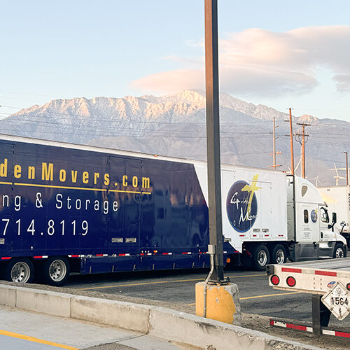 Moving Company Vehicle On The Way To Tampa FL For a Residential Interstate Relocation